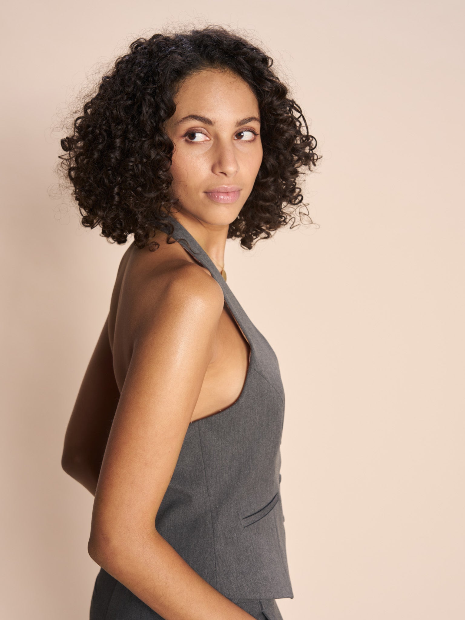 Modelshot / Dark Grey Melange / Detail